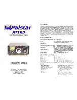 Palstar AT1KD Operation Manual preview