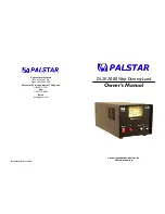 Palstar DL2K Owner'S Manual предпросмотр