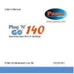 Preview for 1 page of Pama Plug 'N' GO PNG140 User Manual