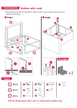 Preview for 4 page of PAMAPIC Outdoor Sectional Owner'S Manual