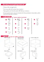 Preview for 11 page of PAMAPIC Outdoor Sectional Owner'S Manual