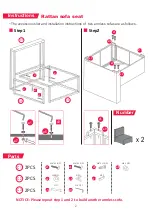 Preview for 25 page of PAMAPIC Outdoor Sectional Owner'S Manual