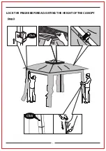 Preview for 6 page of PAMAPIC Pop Up Canopy With Netting Instruction Manual