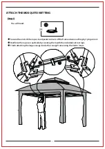 Preview for 8 page of PAMAPIC Pop Up Canopy With Netting Instruction Manual