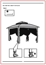 Preview for 10 page of PAMAPIC Pop Up Canopy With Netting Instruction Manual