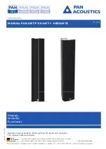 Pan Acoustics Mundorf AMT Manual предпросмотр