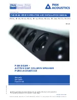 Предварительный просмотр 1 страницы Pan Acoustics PB 04 Operating And Installation Manual