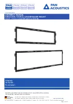 Preview for 1 page of Pan Acoustics VESA VSM Assembly Manual