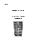 PANA FM.33 Manual Book предпросмотр