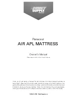 Panacea AIR APL MATTRESS Owner'S Manual preview