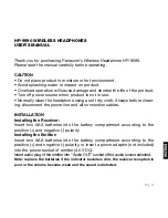 Preview for 3 page of Panacom HP-9590 User Manual