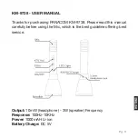 Preview for 3 page of Panacom KM-9738 User Manual