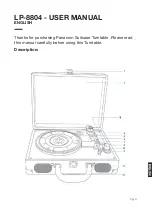 Предварительный просмотр 3 страницы Panacom LP-8804 User Manual