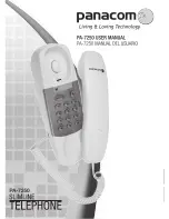 Panacom pa-7250 Slimline User Manual предпросмотр