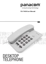 Preview for 1 page of Panacom PA-7400 User Manual