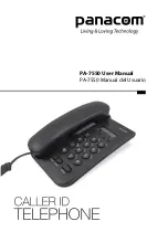 Panacom PA-7550 User Manual preview