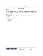 Preview for 4 page of Panacom PMS4232 User Manual