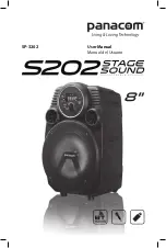 Предварительный просмотр 1 страницы Panacom S202 Stage Sound User Manual