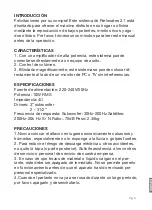 Preview for 5 page of Panacom SP-1785 User Manual