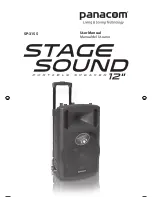 Panacom stage sound SP-3155 User Manual preview