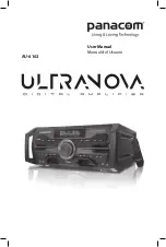 Предварительный просмотр 1 страницы Panacom Ultranova AU-6102 User Manual