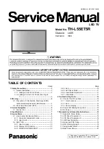Panaconic TH-L55ET5R Service Manual preview