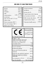 Предварительный просмотр 13 страницы Panadero C-720-S Usage And Maintenance Instructions