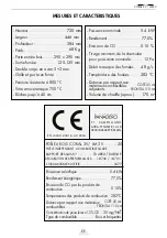 Preview for 11 page of Panadero CORAL 3V Usage And Maintenance Instructions