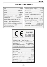 Preview for 15 page of Panadero CORAL 3V Usage And Maintenance Instructions