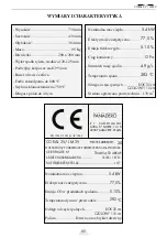 Preview for 35 page of Panadero CORAL 3V Usage And Maintenance Instructions