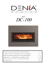 Panadero DENIA DC-100 Usage And Maintenance Instructions preview