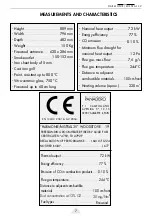 Preview for 7 page of Panadero HARMONIE Usage And Maintenance Instructions