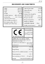 Preview for 7 page of Panadero HOGAR LMI-80 Usage And Maintenance Instructions