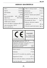 Предварительный просмотр 23 страницы Panadero JAVA 3V Usage And Maintenance Instructions