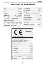 Предварительный просмотр 31 страницы Panadero JAVA 3V Usage And Maintenance Instructions