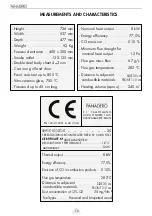 Preview for 10 page of Panadero NEWPORT Usage And Maintenance Instructions