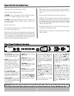 Preview for 4 page of Panamax M4320-PRO Instructions Manual