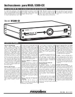 Preview for 5 page of Panamax M5300-EX Owner'S Manual