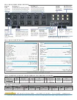 Preview for 2 page of Panamax M5400-EX Specifications