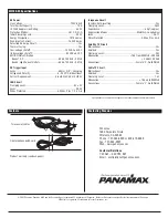 Предварительный просмотр 3 страницы Panamax MAX 5100-EX Owner'S Manual