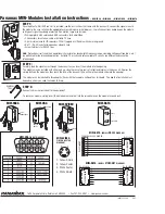 Preview for 1 page of Panamax MIW-5RCA Installation Instructions