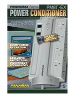 Предварительный просмотр 1 страницы Panamax Powermax PM8T-EX Specifications