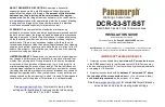 Предварительный просмотр 1 страницы Panamorph DCR-S3-ST Installation Manual