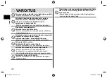 Preview for 148 page of Panasonic 0001144762 Operating Instructions Manual