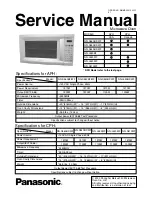 Panasonic 1100W - Sharp 1 CF Microwave Service Manual preview