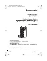 Preview for 1 page of Panasonic 1173396 Operating Instructions Manual