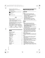 Preview for 34 page of Panasonic 1173396 Operating Instructions Manual