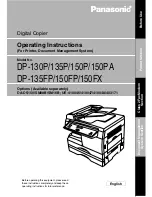 Panasonic 135FP Operating Instructions Manual preview
