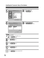 Предварительный просмотр 72 страницы Panasonic 135FP Operating Instructions Manual