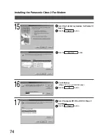 Предварительный просмотр 74 страницы Panasonic 135FP Operating Instructions Manual